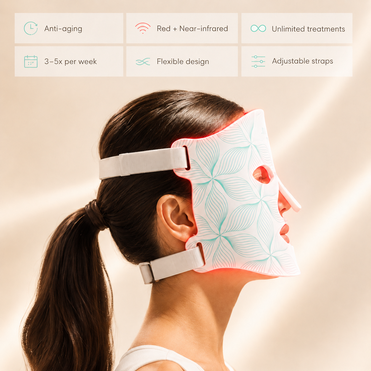 Velthéra Glow Red Light Mask Velthéra Glow